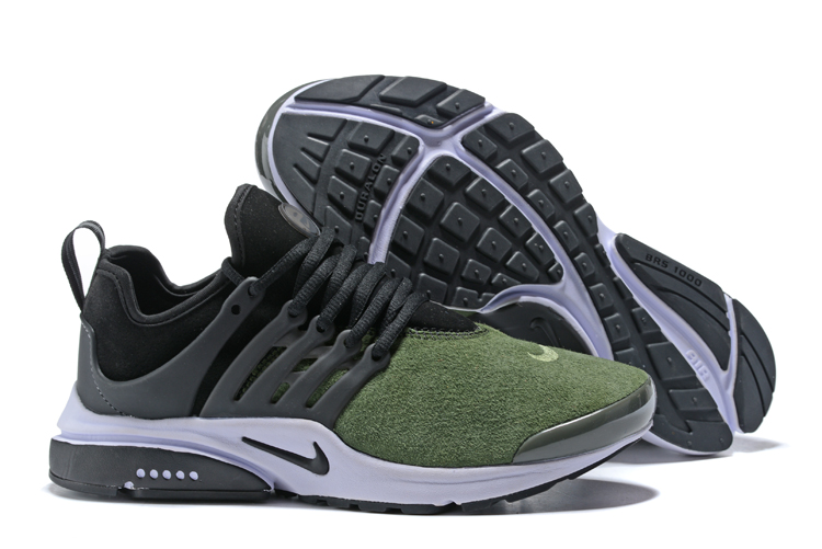 New Nike Air Presto 1 Army Green Black White Shoes